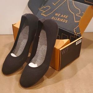 Allbirds Tree Breezer Flats in Jet Black Sz 7